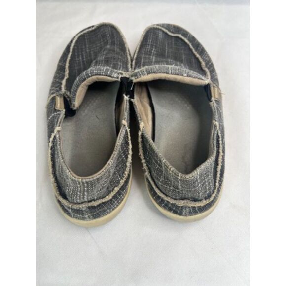 Geckoman Slip On Gray Canvas Loafer Flat Mens Size 12 - Picture 3 of 8